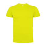 T-shirt à manches courtes en coton pour homme 165 g/m² Roly couleur jaune clair