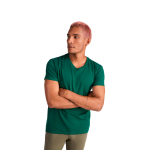 T-shirt à manches courtes col en V en coton pour homme 155 g/m² Roly couleur noir image nature morte
