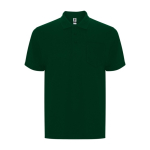 Polo unisexe en coton et polyester piqué avec poche 190 g/m² Roly couleur vert bouteille