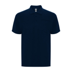 Polo unisexe en coton et polyester piqué avec poche 190 g/m² Roly couleur bleu marine