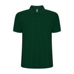 Polo homme en coton et polyester piqué 190 g/m2 Roly couleur vert bouteille