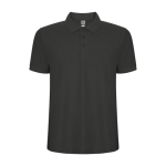 Polo homme en coton et polyester piqué 190 g/m2 Roly couleur gris graphite