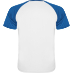 T-shirt de sport unisexe manches courtes polyester 140 g/m² Roly couleur bleu roi deuxième vue arrière