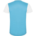 T-shirt de sport unisexe polyester manches courtes 130 g/m² Roly couleur blanc deuxième vue arrière