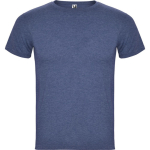 T-shirt chiné en coton et polyester pour homme 150 g/m² Roly couleur bleu chiné