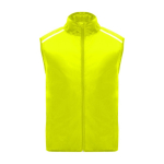 Gilet de course coupe-vent et respirant unisexe 70 g/m² Roly couleur jaune fluorescent