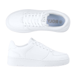 Chaussures unisexes blanches avec semelle en caoutchouc Roly Weiße Unisex-Sneaker mit Gummisohle, Roly couleur blanc