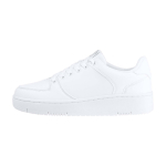 Chaussures unisexes blanches avec semelle en caoutchouc Roly Weiße Unisex-Sneaker mit Gummisohle, Roly couleur blanc vue latérale