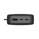Powerbank rectangulaire pour charger 3 appareils simultanément 20W couleur titan deuxième vue