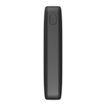 Powerbank rectangulaire pour charger 3 appareils simultanément 20W couleur titan troisième vue