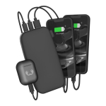 Powerbank rectangulaire pour charger 3 appareils simultanément 20W