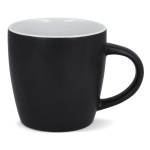 Tasse en céramique mate de 350 ml en plusieurs couleurs couleur noir