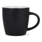 Tasse en céramique mate de 350 ml en plusieurs couleurs couleur noir deuxième vue