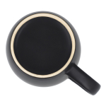 Tasse en céramique mate de 350 ml en plusieurs couleurs couleur noir sixième vue