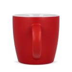 Tasse en céramique mate de 350 ml en plusieurs couleurs couleur rouge troisième vue