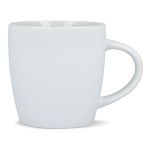 Tasse en céramique mate de 350 ml en plusieurs couleurs couleur blanc deuxième vue