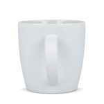 Tasse en céramique mate de 350 ml en plusieurs couleurs couleur blanc troisième vue