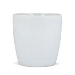 Tasse en céramique mate de 350 ml en plusieurs couleurs couleur blanc quatrière vue