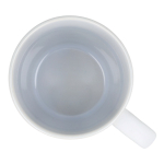 Tasse en céramique mate de 350 ml en plusieurs couleurs couleur blanc cinquième vue