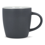 Tasse en céramique mate de 350 ml en plusieurs couleurs couleur gris deuxième vue