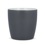Tasse en céramique mate de 350 ml en plusieurs couleurs couleur gris quatrière vue