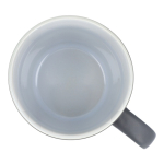 Tasse en céramique mate de 350 ml en plusieurs couleurs couleur gris cinquième vue