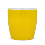 Tasse en céramique mate de 350 ml en plusieurs couleurs couleur jaune quatrière vue