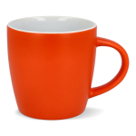 Tasse en céramique mate de 350 ml en plusieurs couleurs couleur orange