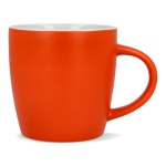 Tasse en céramique mate de 350 ml en plusieurs couleurs couleur orange deuxième vue
