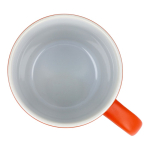 Tasse en céramique mate de 350 ml en plusieurs couleurs couleur orange cinquième vue
