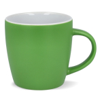 Tasse en céramique mate de 350 ml en plusieurs couleurs couleur vert lime