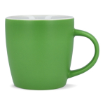 Tasse en céramique mate de 350 ml en plusieurs couleurs couleur vert lime deuxième vue
