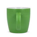 Tasse en céramique mate de 350 ml en plusieurs couleurs couleur vert lime troisième vue