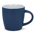 Tasse en céramique mate de 350 ml en plusieurs couleurs couleur bleu foncé