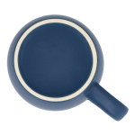 Tasse en céramique mate de 350 ml en plusieurs couleurs couleur bleu foncé sixième vue
