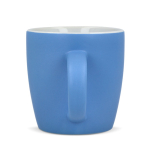 Tasse en céramique mate de 350 ml en plusieurs couleurs couleur bleu ciel troisième vue