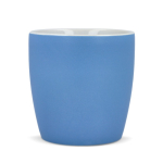 Tasse en céramique mate de 350 ml en plusieurs couleurs couleur bleu ciel quatrière vue