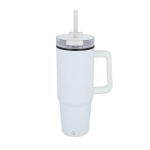 Gobelet en acier inoxydable compatible avec porte-gobelet 800ml couleur blanc