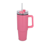 Gobelet en acier inoxydable compatible avec porte-gobelet 800ml couleur rose