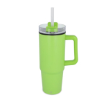 Gobelet en acier inoxydable compatible avec porte-gobelet 800ml couleur vert lime