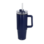 Gobelet en acier inoxydable compatible avec porte-gobelet 800ml couleur bleu foncé