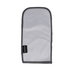 Étui en microfibre pour lunettes en 100% RPET recyclé couleur blanc quatrière vue