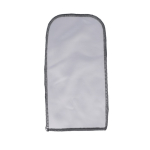 Étui en microfibre pour lunettes en 100% RPET recyclé couleur blanc cinquième vue
