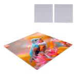 Chiffon de nettoyage lunettes ou écrans en microfibre RPET 15x15 cm
