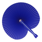Eventail pliable et compact de différentes couleurs personnalisable couleur bleu