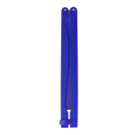 Eventail pliable et compact de différentes couleurs personnalisable couleur bleu troisième vue