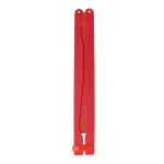 Eventail pliable et compact de différentes couleurs personnalisable couleur rouge troisième vue