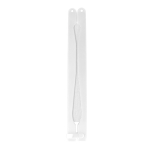 Eventail pliable et compact de différentes couleurs personnalisable couleur blanc troisième vue