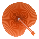 Eventail pliable et compact de différentes couleurs personnalisable couleur orange
