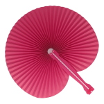 Eventail pliable et compact de différentes couleurs personnalisable couleur rose